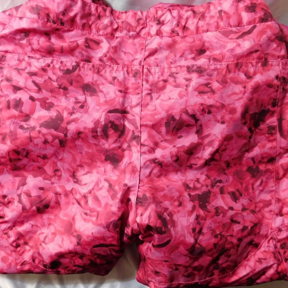 Champion Pink Floral Snow Pants Kids Size XL 14–16